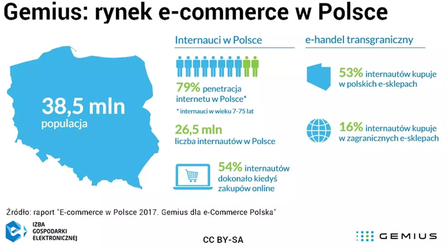 Rynek sprzedaży e-commerce 2017
